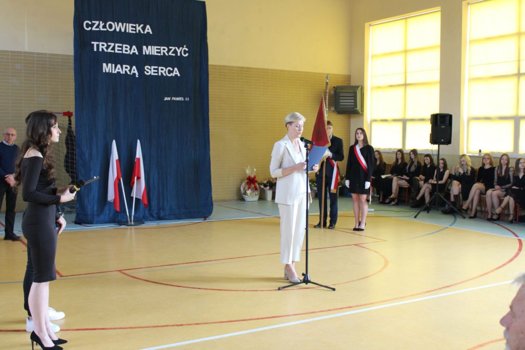 Wystąpienie przedstawiciela Rady Rodziców - Pani Marzeny Banaśkiewicz